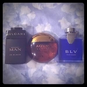 BUNDLE OF BVLGARI MINI COLOGNES
